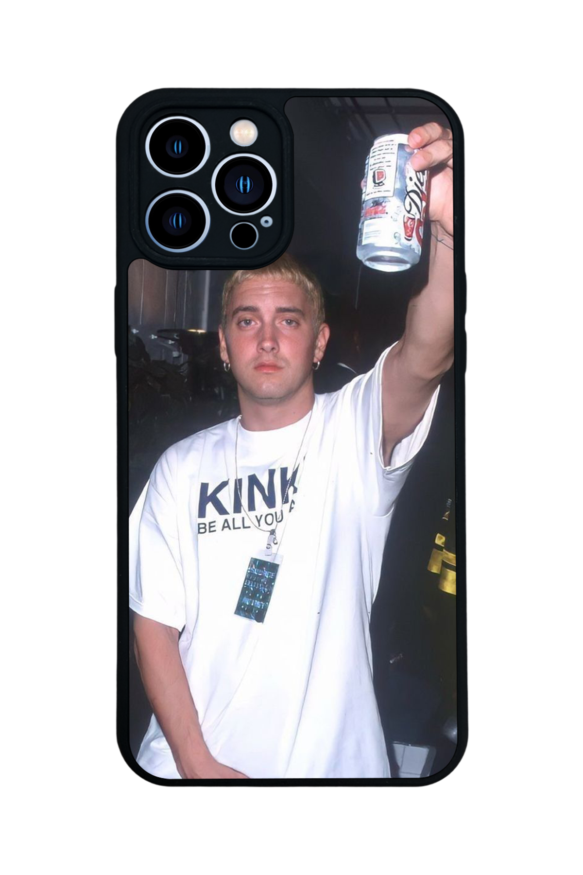 iPhone 13 Pro Max Uyumlu Eminem Tasarımlı Glossy Premium Kılıf