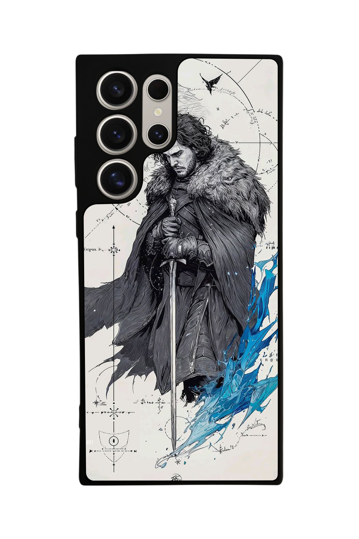 Samsung Galaxy S24 Ultra Uyumlu GameOfThrones Tasarımlı Glossy Premium Kılıf
