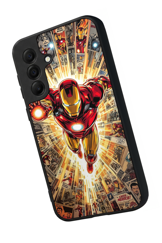 Samsung Galaxy A17 Uyumlu  Iron Man ( Demir Adam ) Tasarımlı Glossy Premium Kılıf