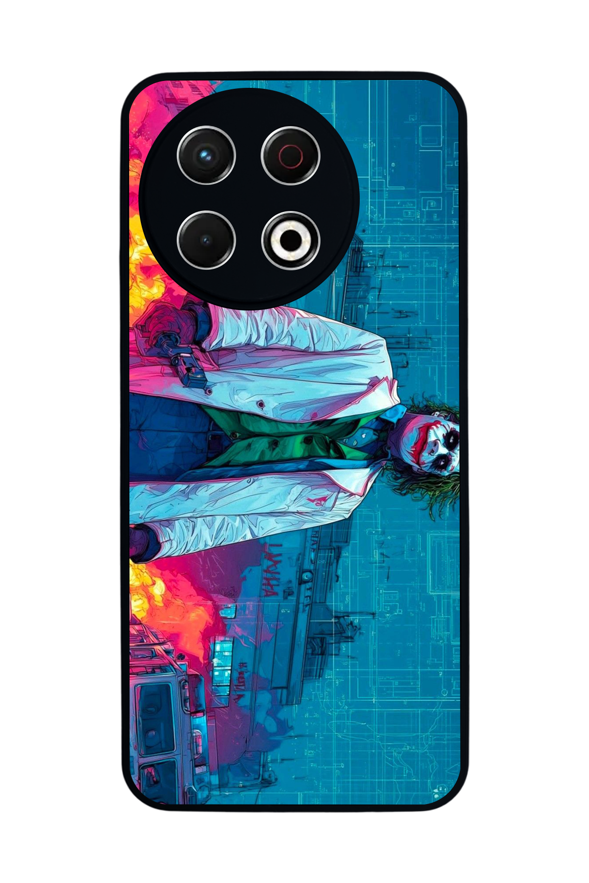 Tecno Spark 30 Pro Uyumlu Joker Tasarımlı Glossy Premium Kılıf