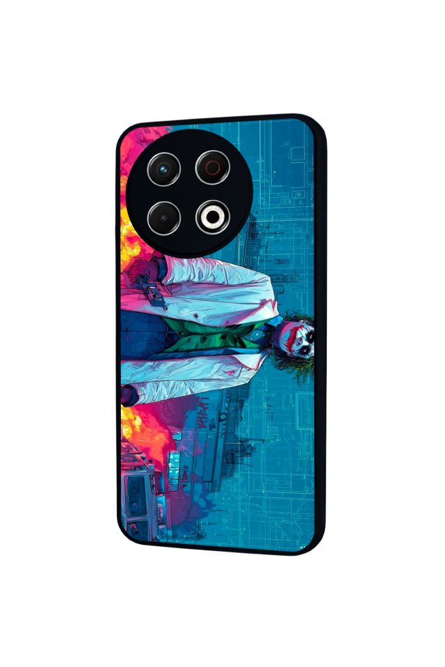Tecno Spark 30 Pro Uyumlu Joker Tasarımlı Glossy Premium Kılıf