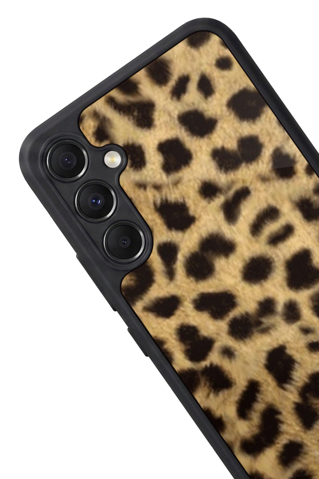 Samsung Galaxy A34 Uyumlu Leopar Tasarımlı Glossy Premium Kılıf