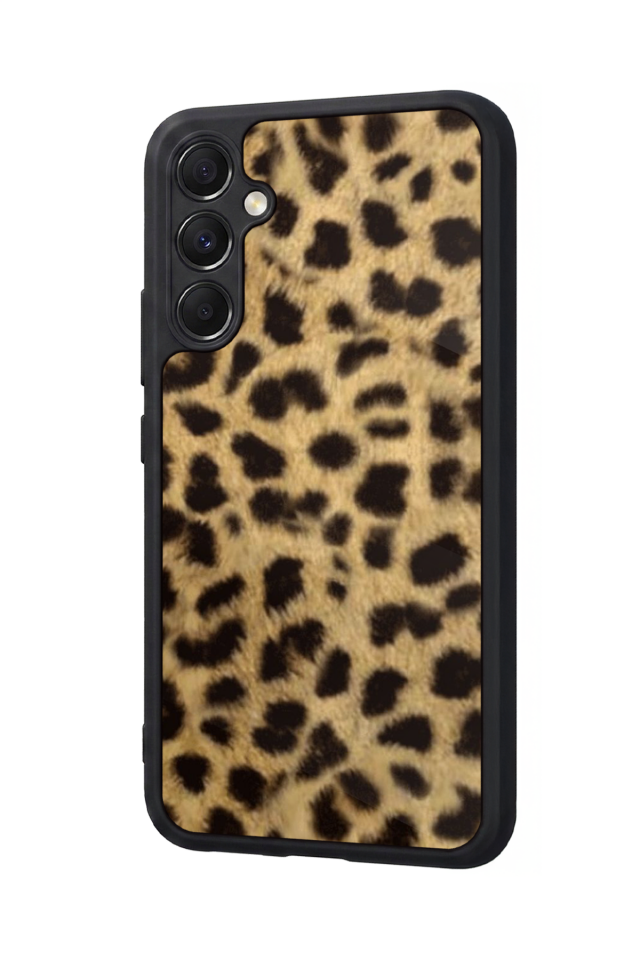 Samsung Galaxy A34 Uyumlu Leopar Tasarımlı Glossy Premium Kılıf