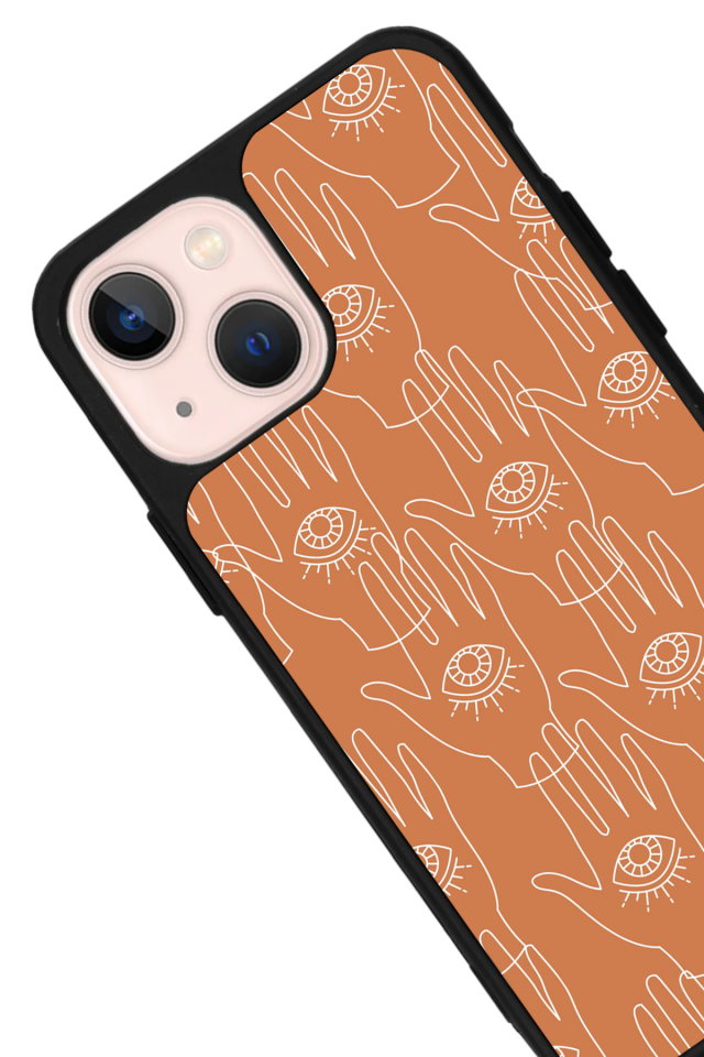 iPhone 14 Plus Uyumlu Line Art Tasarımlı Glossy Premium Kılıf