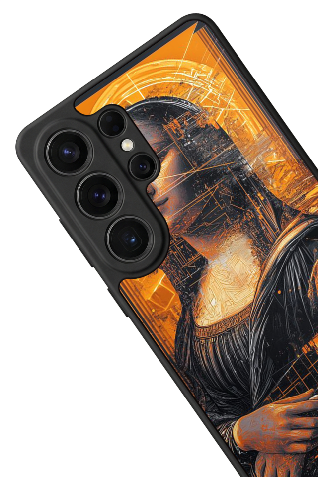 Samsung Galaxy S26 Ultra Uyumlu Monalisa Tasarımlı Glossy Premium Kılıf