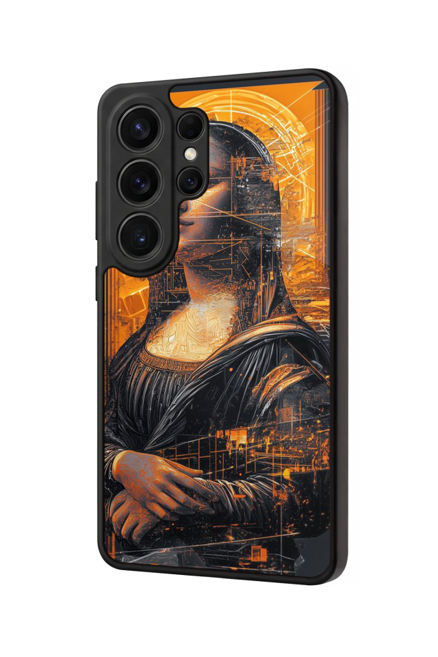 Samsung Galaxy S26 Ultra Uyumlu Monalisa Tasarımlı Glossy Premium Kılıf