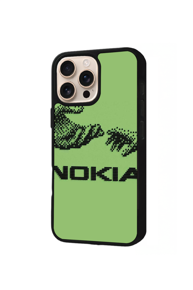 iPhone 16 Pro Max Uyumlu Nokia Tasarımlı Glossy Premium Kılıf