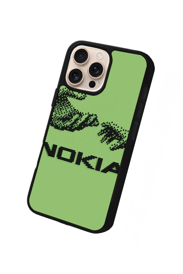 iPhone 16 Pro Max Uyumlu Nokia Tasarımlı Glossy Premium Kılıf