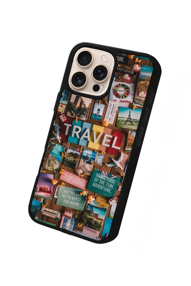 iPhone 15 Pro Max Uyumlu Poster Tasarımlı Glossy Premium Kılıf