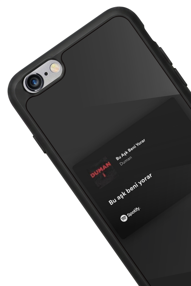 iPhone 6 Plus Uyumlu Sarki Sozleri Tasarımlı Glossy Premium Kılıf