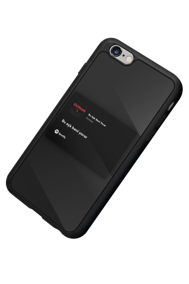 iPhone 6 Plus Uyumlu Sarki Sozleri Tasarımlı Glossy Premium Kılıf
