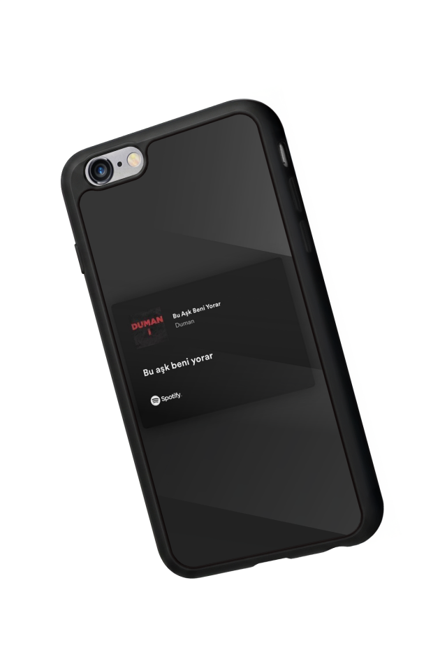 iPhone 6 Plus Uyumlu Sarki Sozleri Tasarımlı Glossy Premium Kılıf