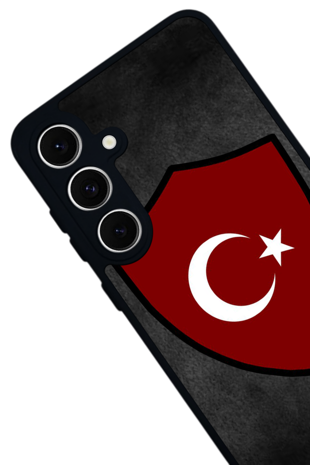 Samsung Galaxy A16 Uyumlu Türk Bayragi Tasarımlı Glossy Premium Kılıf