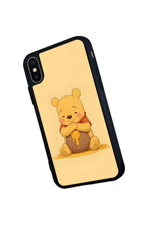 iPhone XS Max Uyumlu Winnie Tasarımlı Glossy Premium Kılıf
