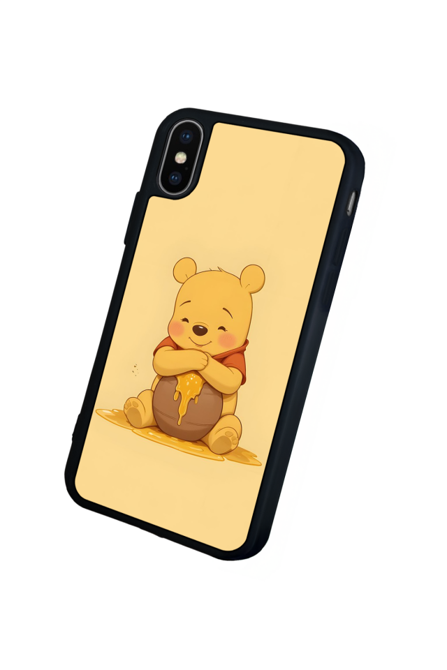 iPhone XS Max Uyumlu Winnie Tasarımlı Glossy Premium Kılıf