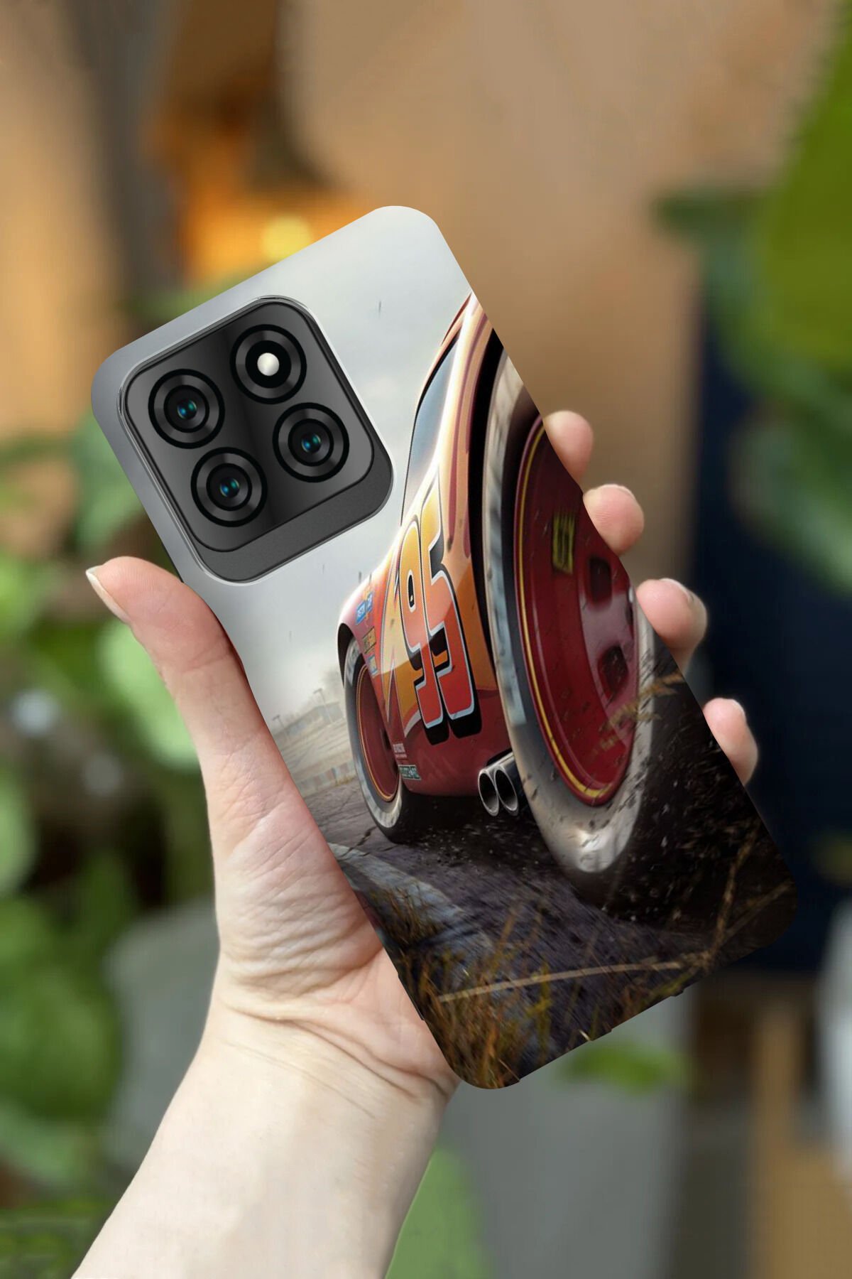 Reeder S71 Uyumlu Kamera Korumalı Mcqueen Desenli HD Baskılı Silikon Kılıf