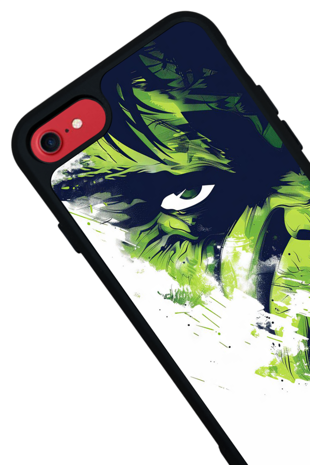 iPhone SE Uyumlu Hulk Tasarımlı Glossy Premium Kılıf