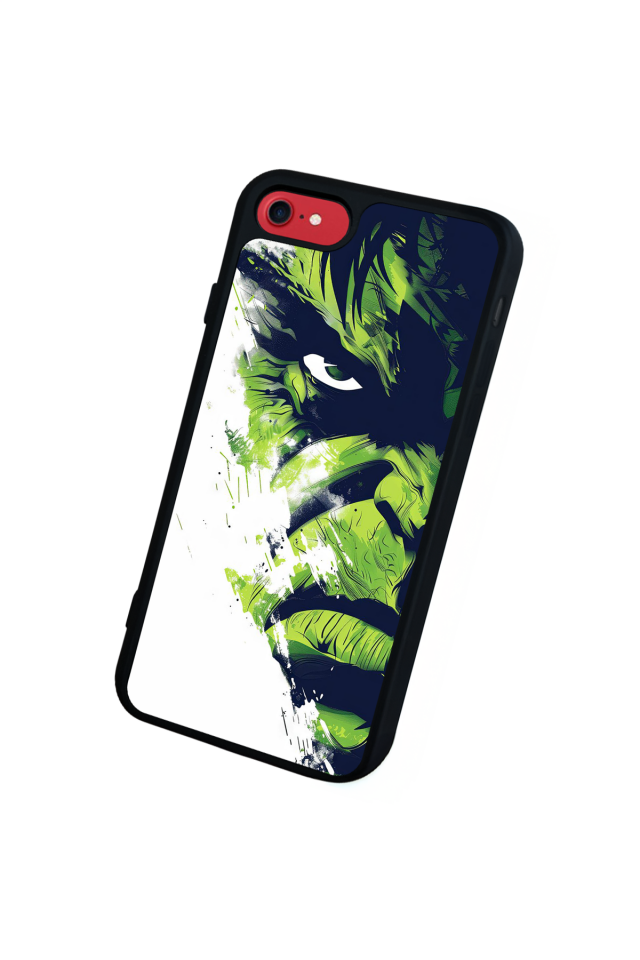 iPhone SE Uyumlu Hulk Tasarımlı Glossy Premium Kılıf