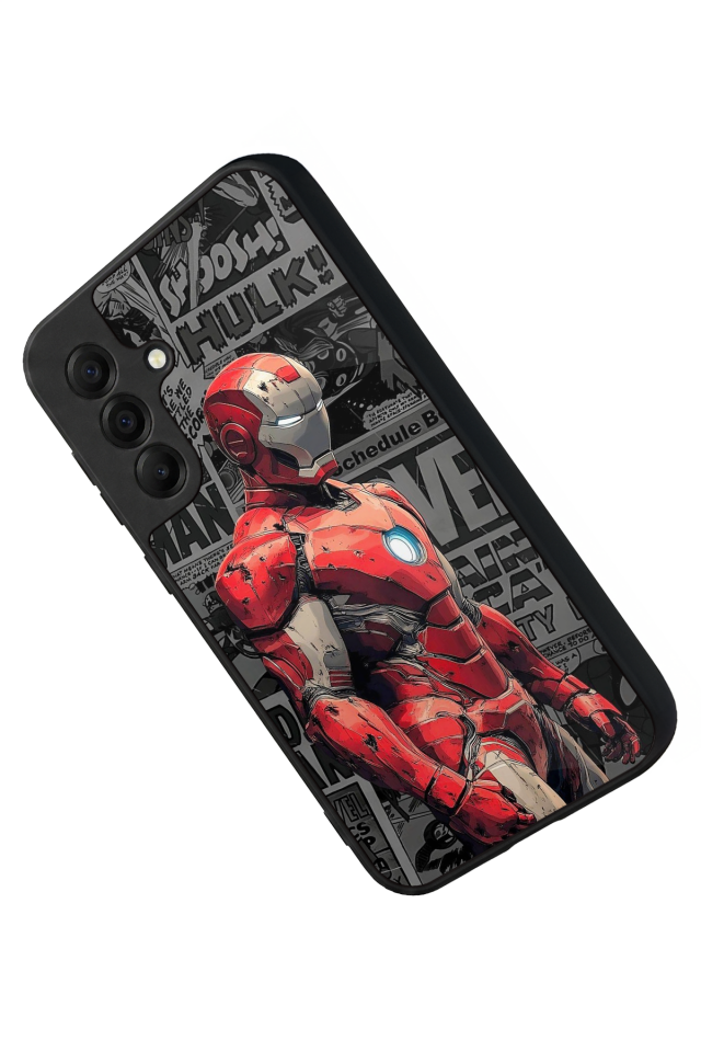 Samsung Galaxy A17 Uyumlu  Iron Man ( Demir Adam ) Tasarımlı Glossy Premium Kılıf
