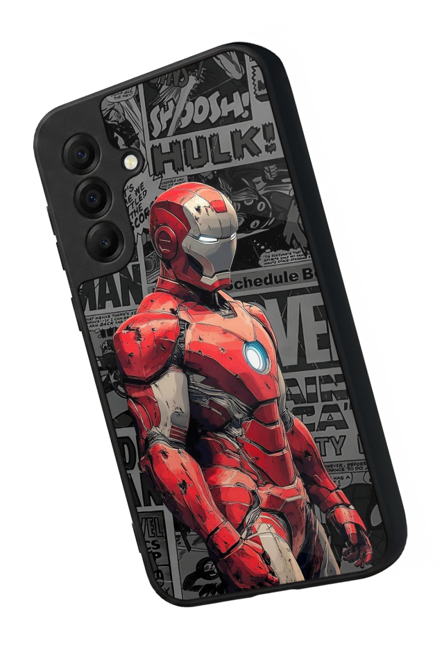 Samsung Galaxy A17 Uyumlu  Iron Man ( Demir Adam ) Tasarımlı Glossy Premium Kılıf