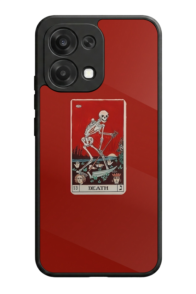 Oppo A6 Pro Uyumlu Kirmizi Tasarımlı Glossy Premium Kılıf