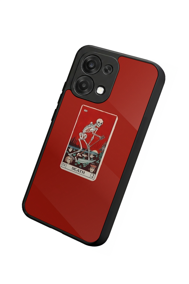 Oppo A6 Pro Uyumlu Kirmizi Tasarımlı Glossy Premium Kılıf