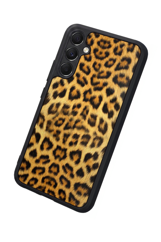 Samsung Galaxy A34 Uyumlu Leopar Tasarımlı Glossy Premium Kılıf