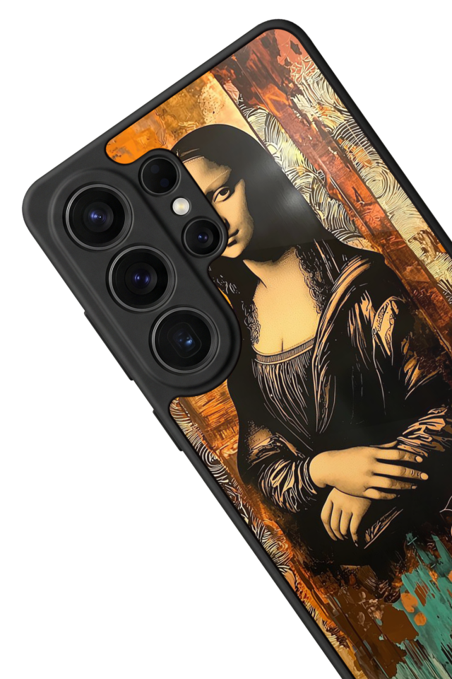 Samsung Galaxy S26 Ultra Uyumlu Monalisa Tasarımlı Glossy Premium Kılıf