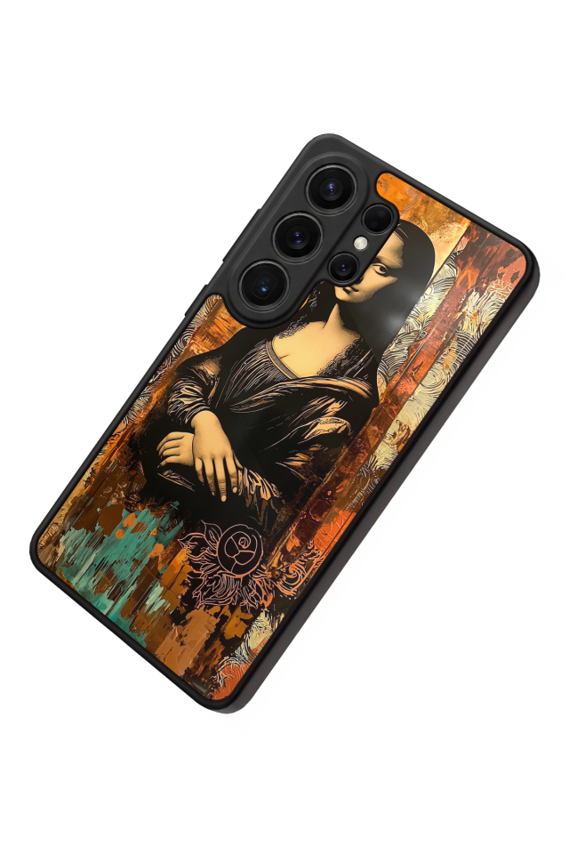 Samsung Galaxy S26 Ultra Uyumlu Monalisa Tasarımlı Glossy Premium Kılıf