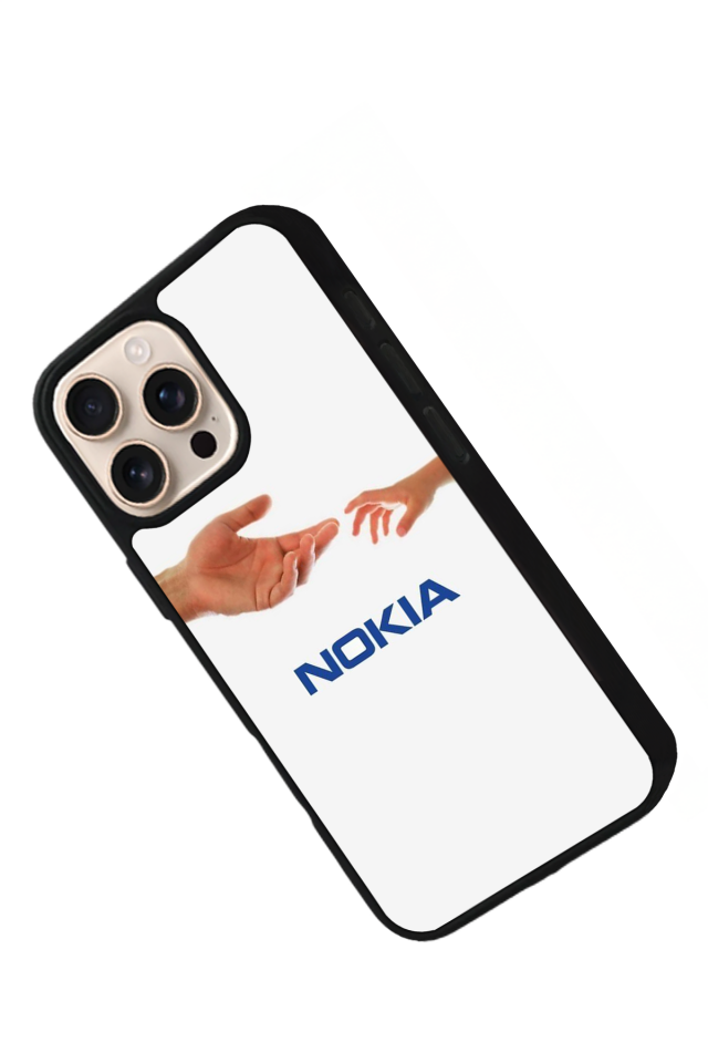 iPhone 16 Pro Max Uyumlu Nokia Tasarımlı Glossy Premium Kılıf