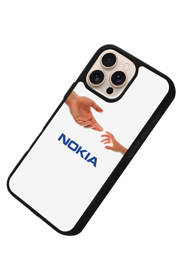 iPhone 16 Pro Max Uyumlu Nokia Tasarımlı Glossy Premium Kılıf
