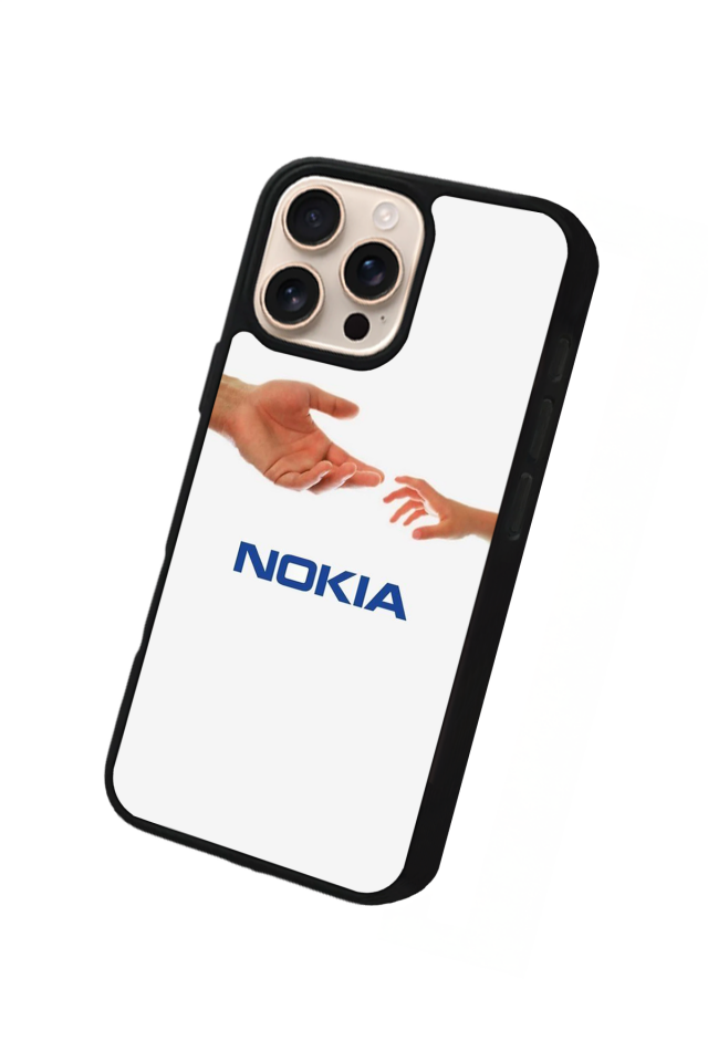 iPhone 16 Pro Max Uyumlu Nokia Tasarımlı Glossy Premium Kılıf