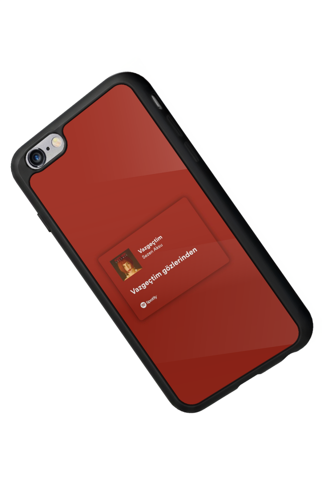 iPhone 6 Plus Uyumlu Sarki Sozleri Tasarımlı Glossy Premium Kılıf