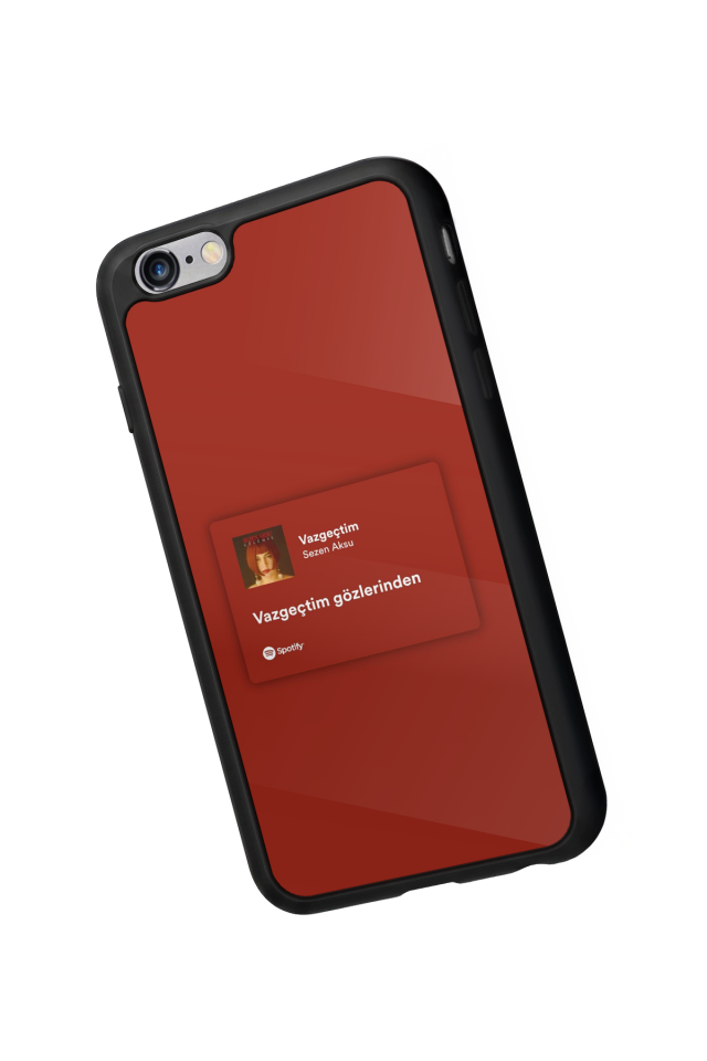 iPhone 6 Plus Uyumlu Sarki Sozleri Tasarımlı Glossy Premium Kılıf
