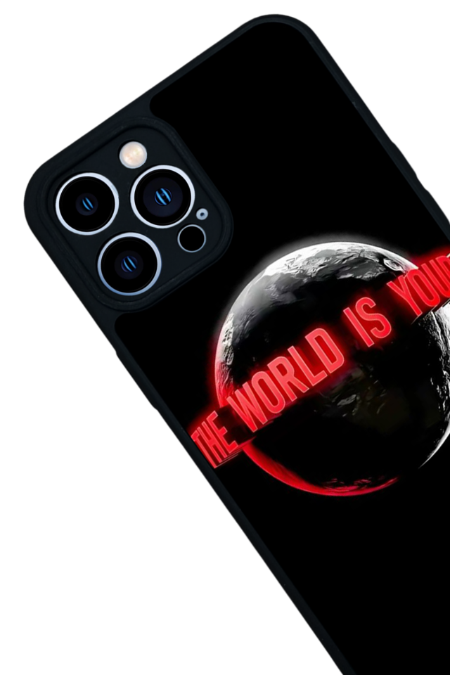 iPhone 12 Pro Max Uyumlu Scarface Tasarımlı Glossy Premium Kılıf