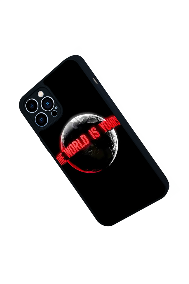 iPhone 12 Pro Max Uyumlu Scarface Tasarımlı Glossy Premium Kılıf