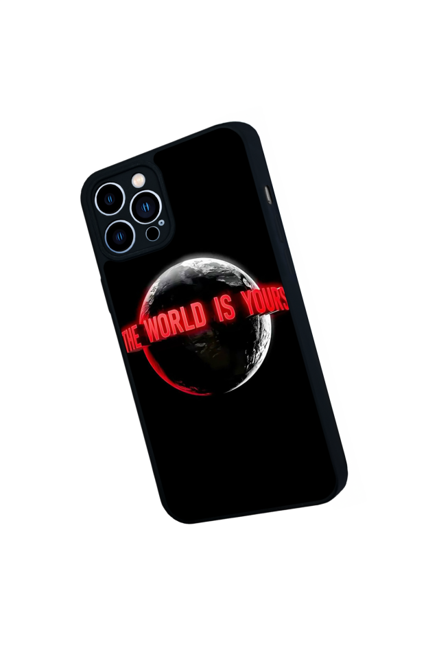 iPhone 12 Pro Max Uyumlu Scarface Tasarımlı Glossy Premium Kılıf