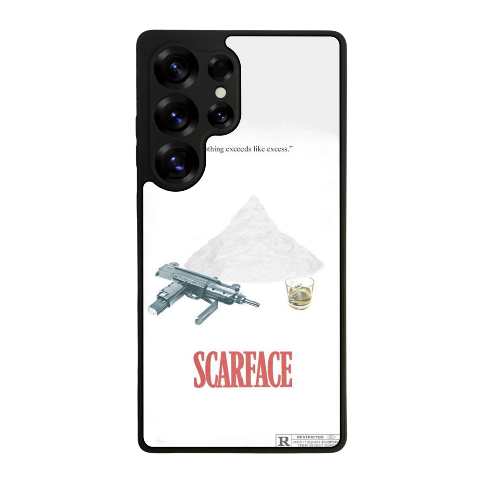 Samsung Galaxy S25 Ultra Uyumlu Scarface Tasarımlı Glossy Premium Kılıf