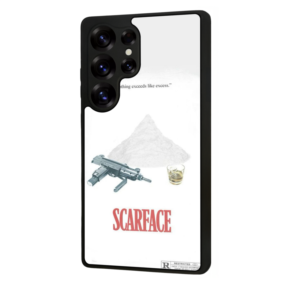Samsung Galaxy S25 Ultra Uyumlu Scarface Tasarımlı Glossy Premium Kılıf