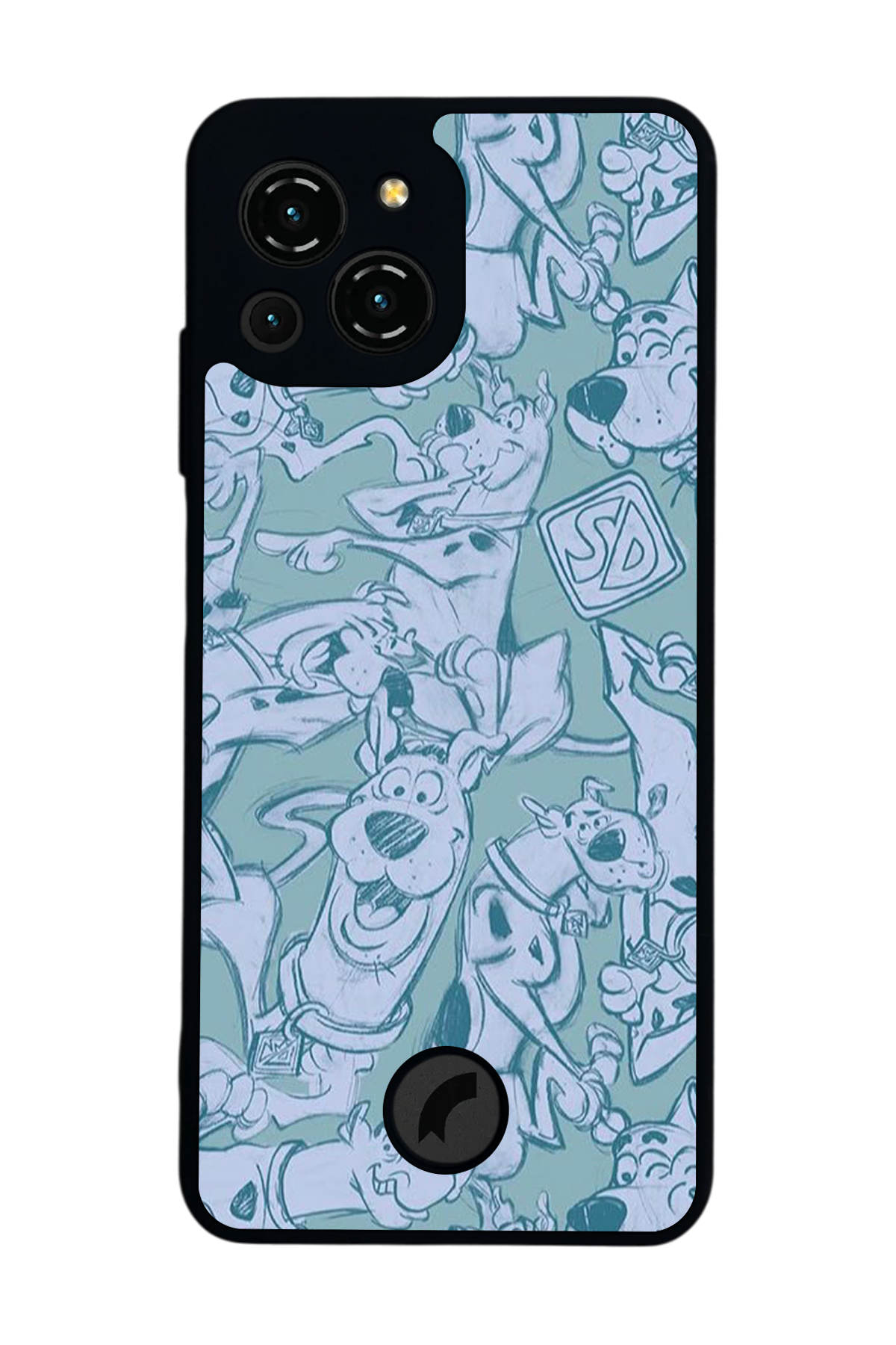 Reeder S23 Pro Max Uyumlu Scooby Doo Tasarımlı Glossy Premium Kılıf