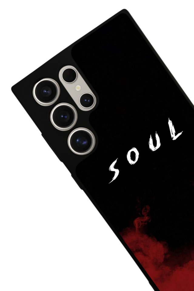 Samsung Galaxy S22 Ultra Uyumlu SOUL Tasarımlı Glossy Premium Kılıf