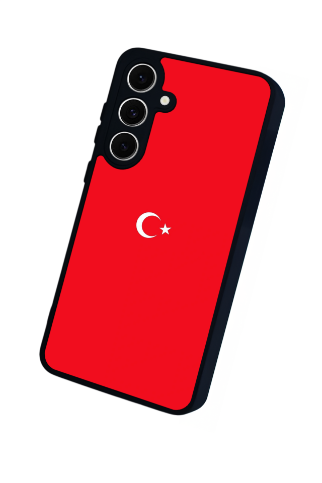 Samsung Galaxy A16 Uyumlu Türk Bayragi Tasarımlı Glossy Premium Kılıf