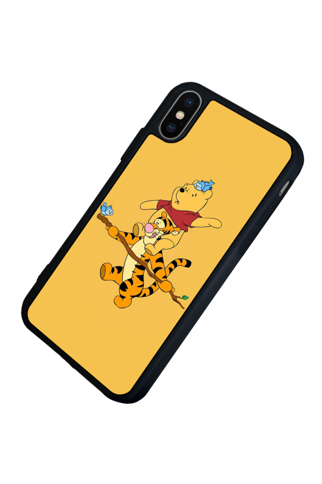 iPhone XS Max Uyumlu Winnie Tasarımlı Glossy Premium Kılıf