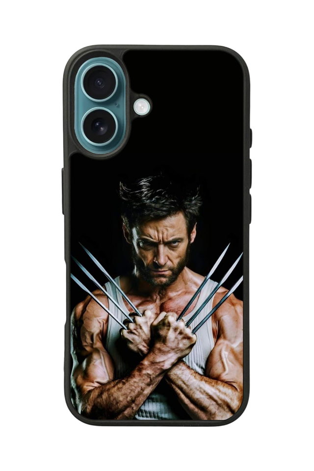 iPhone 16 Plus Uyumlu Wolverine Tasarımlı Glossy Premium Kılıf
