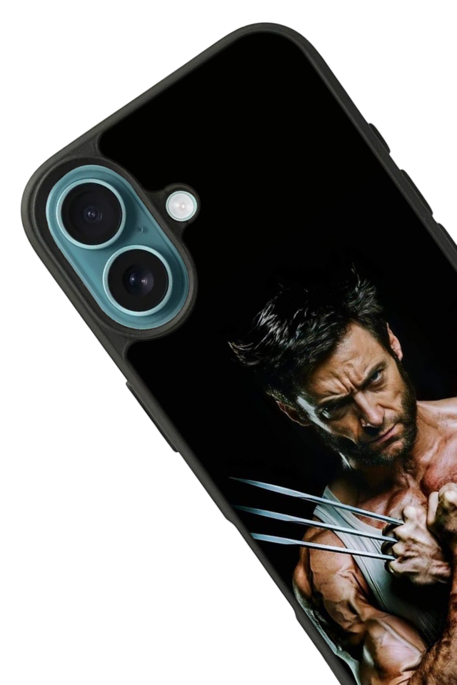 iPhone 16 Plus Uyumlu Wolverine Tasarımlı Glossy Premium Kılıf