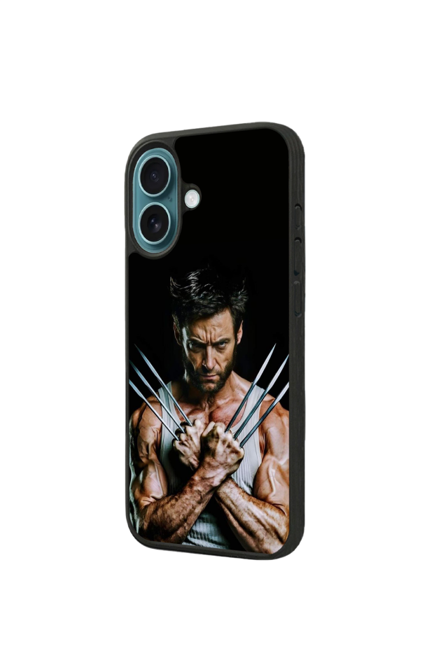 iPhone 16 Plus Uyumlu Wolverine Tasarımlı Glossy Premium Kılıf