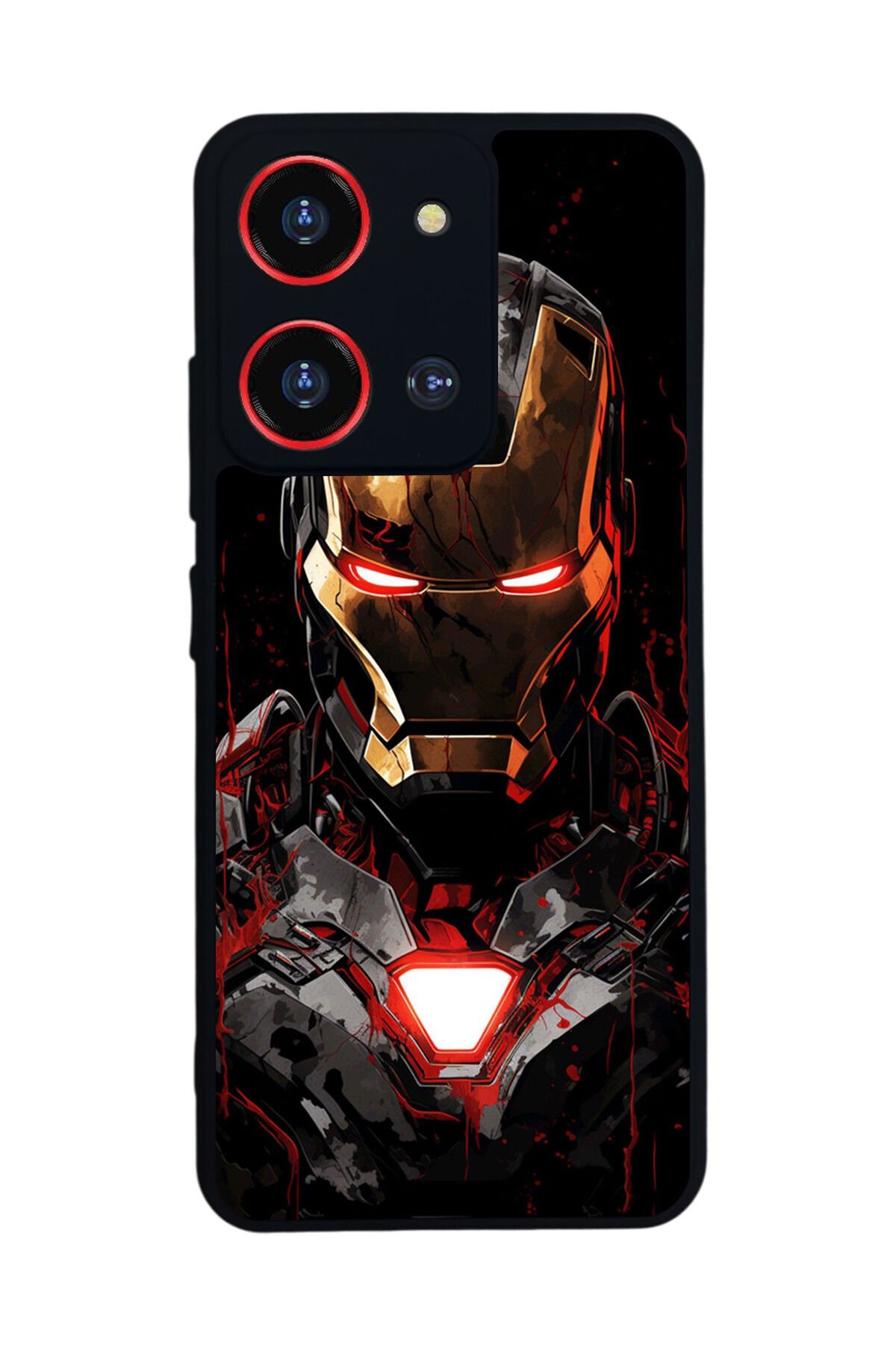 Reeder S19 Max Pro S 108MP Uyumlu Iron Man ( Demir Adam ) Tasarımlı Glossy Premium Kılıf