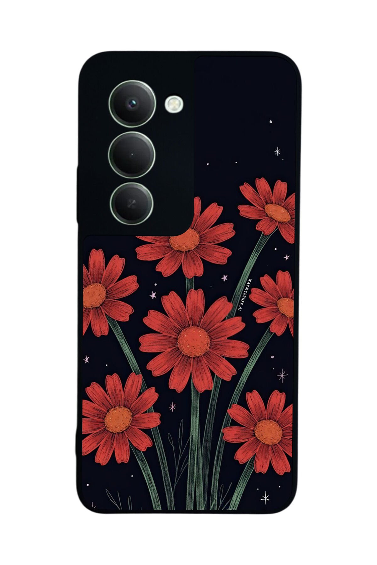 Xiaomi Redmi 15 5G Uyumlu Floral Tasarımlı Glossy Premium Kılıf