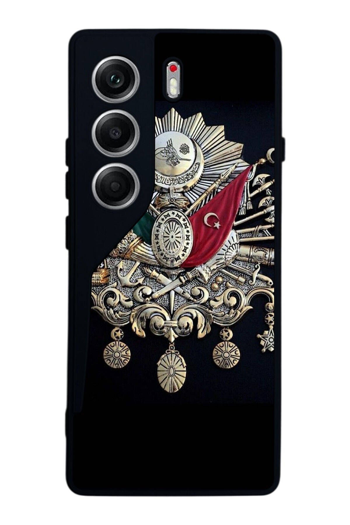 Tecno Camon 40 Uyumlu Osmanli Tugrasi Tasarımlı Glossy Premium Kılıf