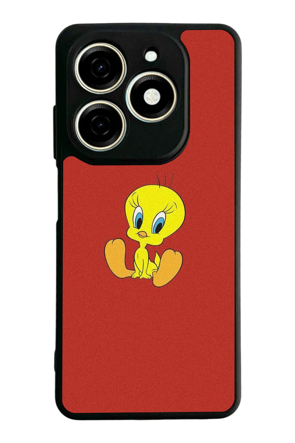 Tecno Spark 20/20C Uyumlu Tweety Tasarımlı Glossy Premium Kılıf